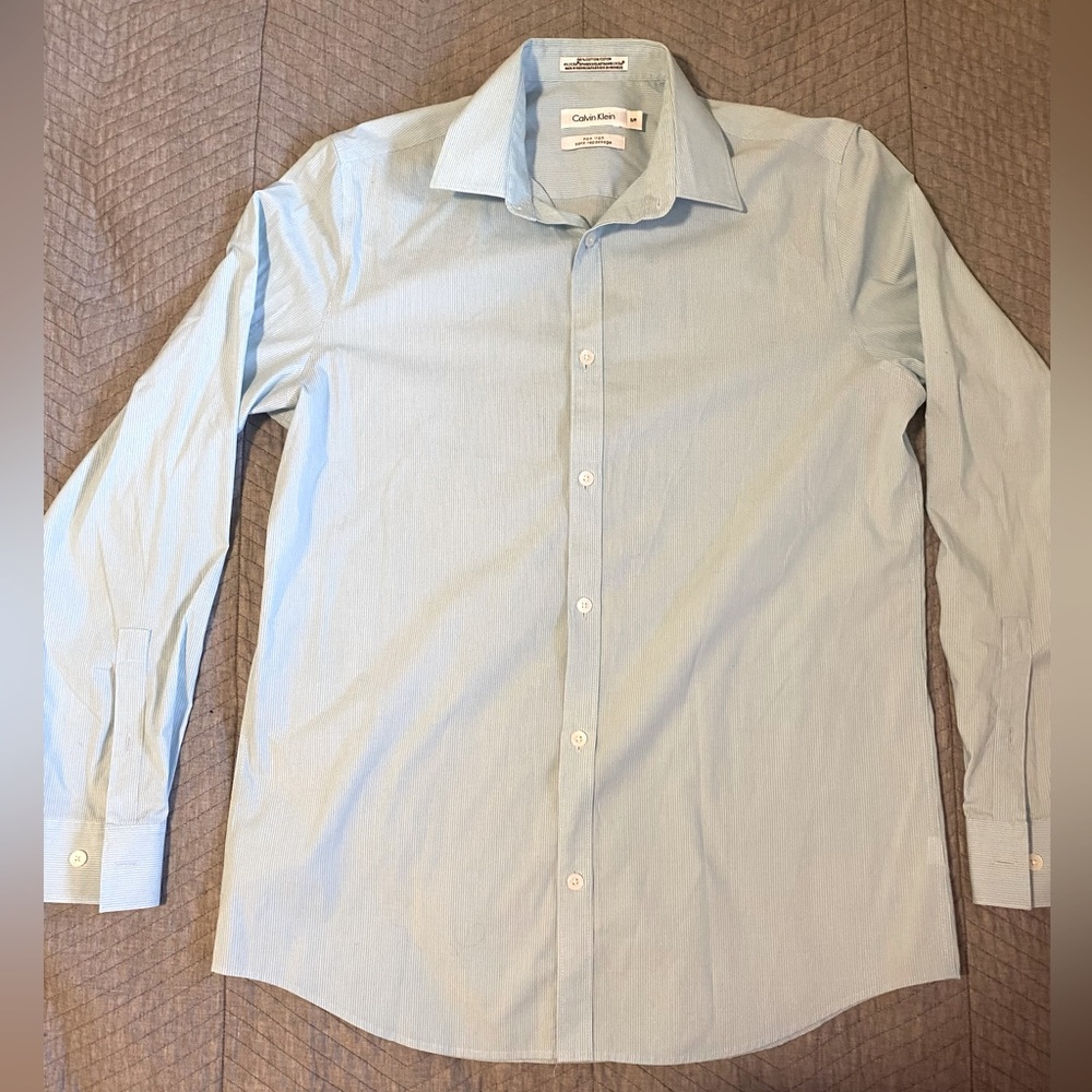 Calvin Klein Striped Men’s Dress Shirt